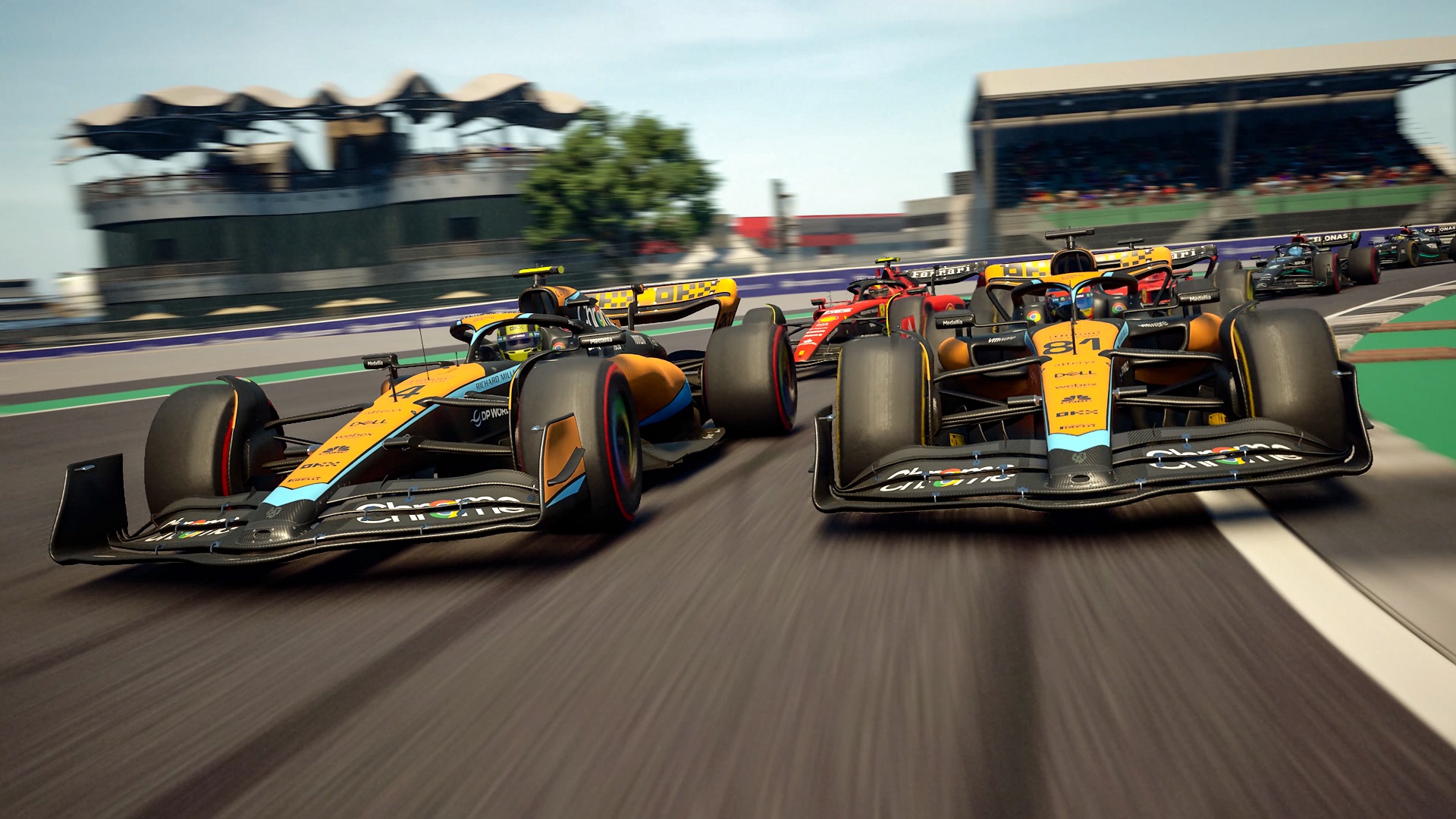 How F1 Manager 23 Recreates Broadcast Quality F1 Races