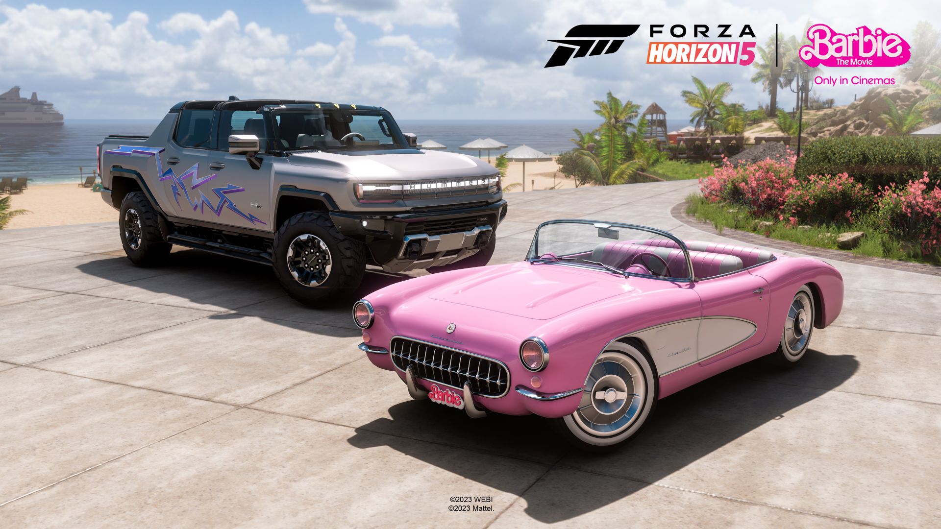 Race like Barbie and Ken in Forza Horizon 5