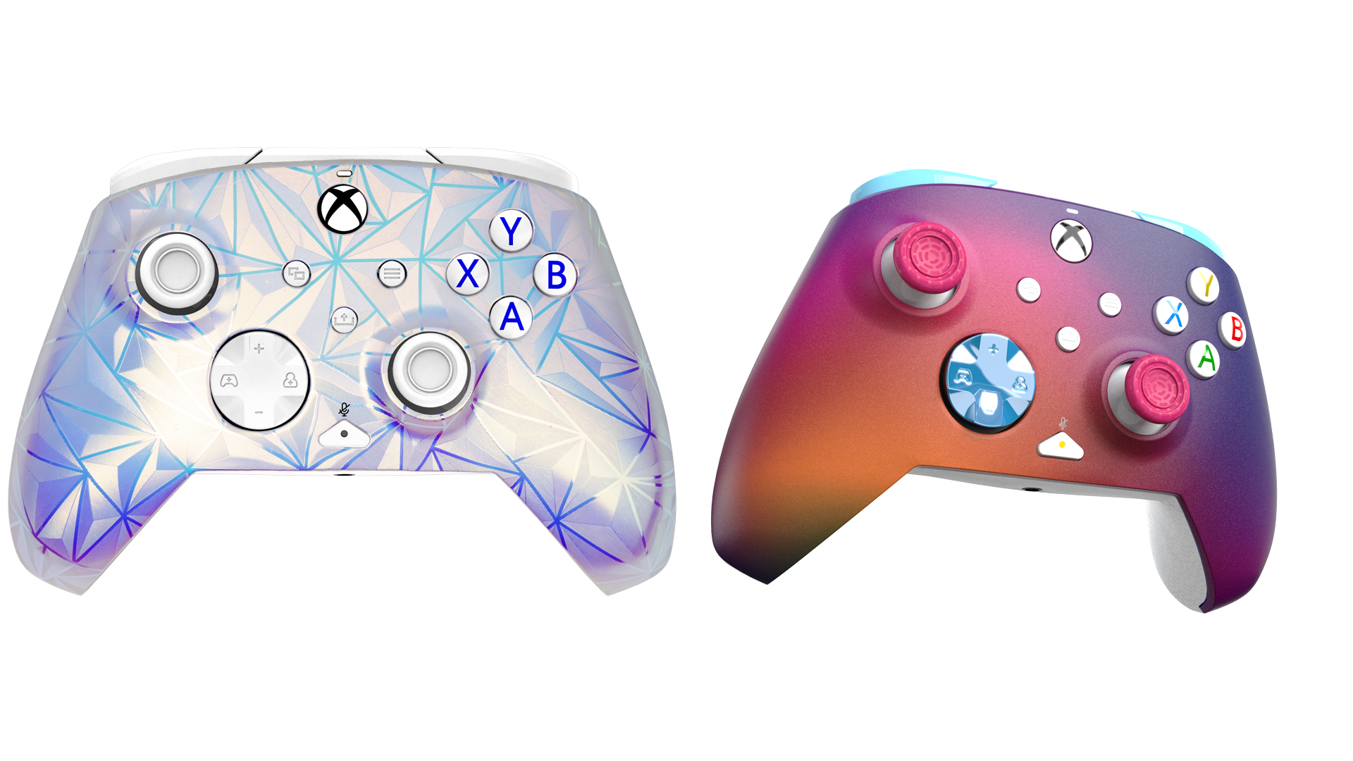 PDP Wired Controller for Xbox – Frosted Diamond and Australian Opal Image