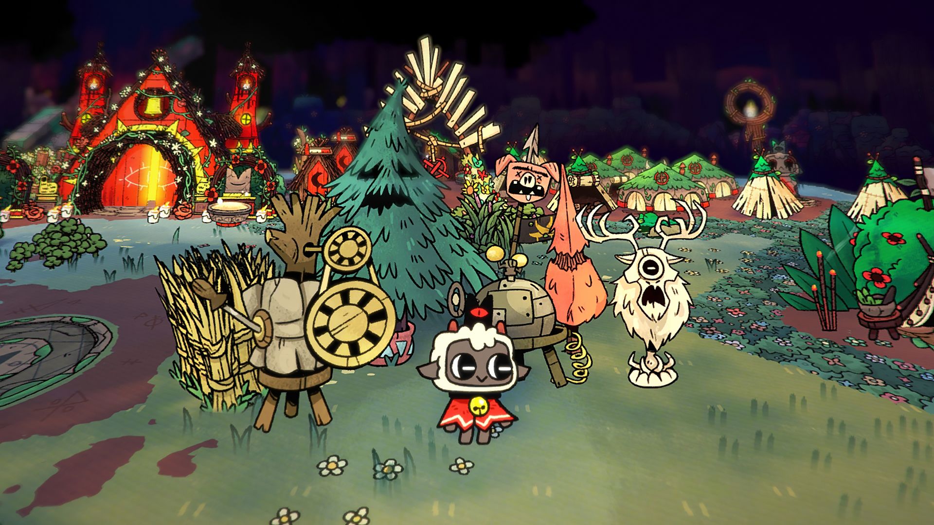 Cult of the Lamb and Don't Starve Crossover Screenshot