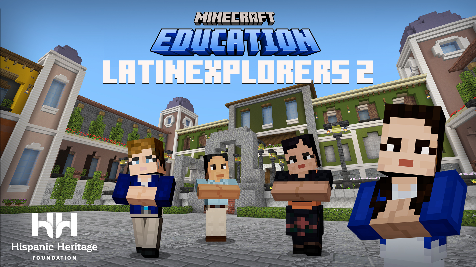In Honor of Hispanic Heritage Month, Minecraft Education and Hispanic Heritage Foundation Join Forces in LatinExplorers 2 