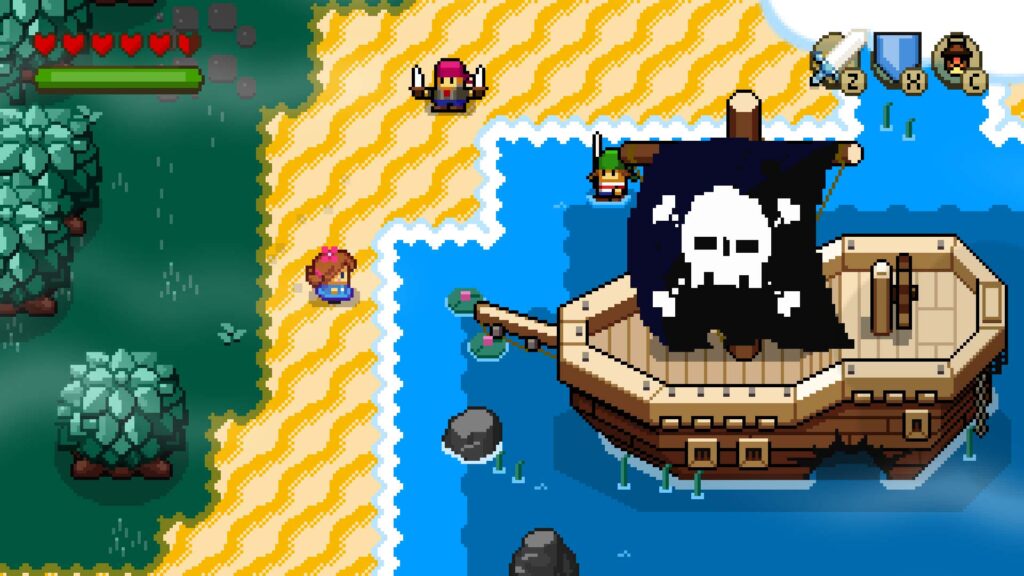 Blossom Tales pirate ship
