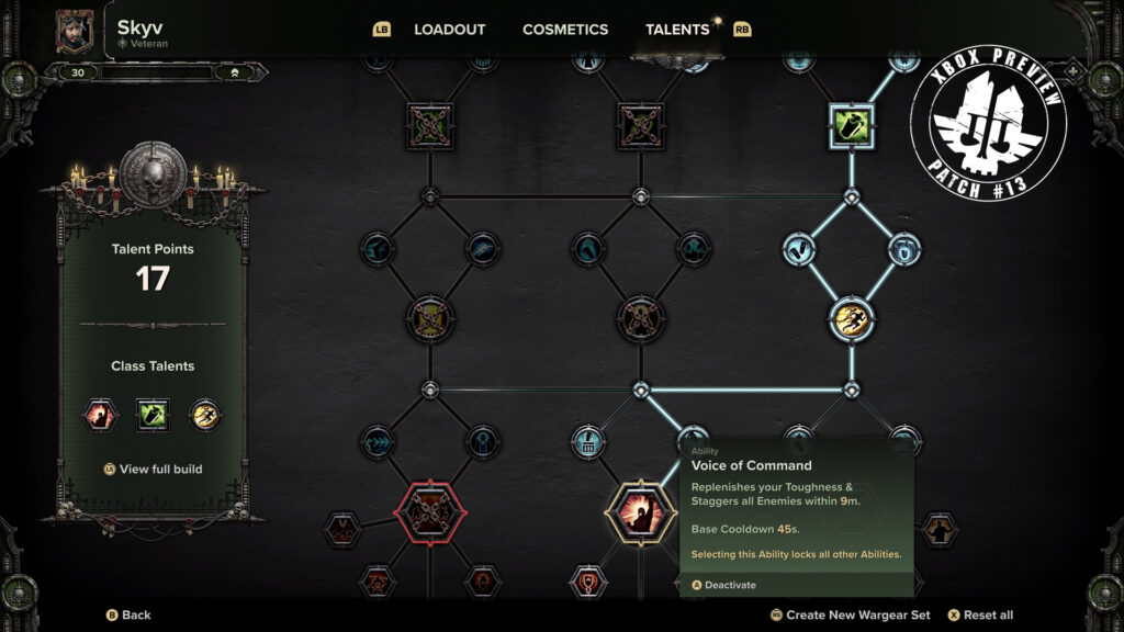 Darktide Talent Tree Image