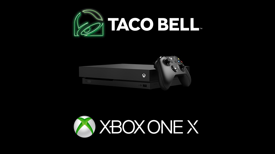 Xbox One X Taco Bell Promotion Hero Image
