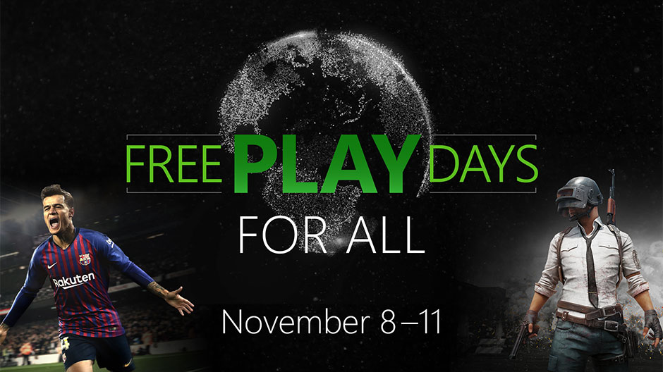 Free Play Days PUBG PES Hero