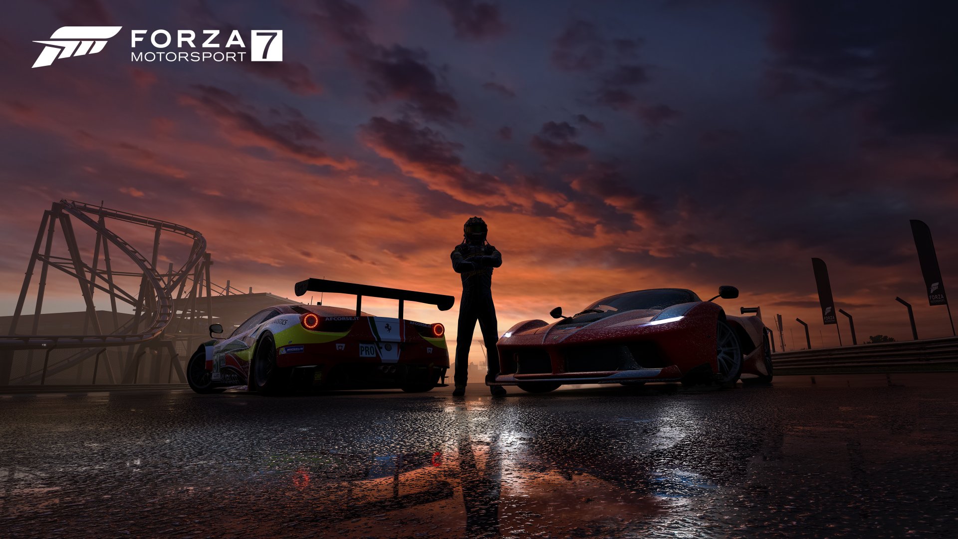 Forza 7 Ferrari Sunset