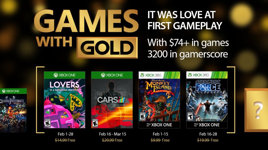 Video For February’s Games with Gold is for Lovers, Pirates, and Force Wielders