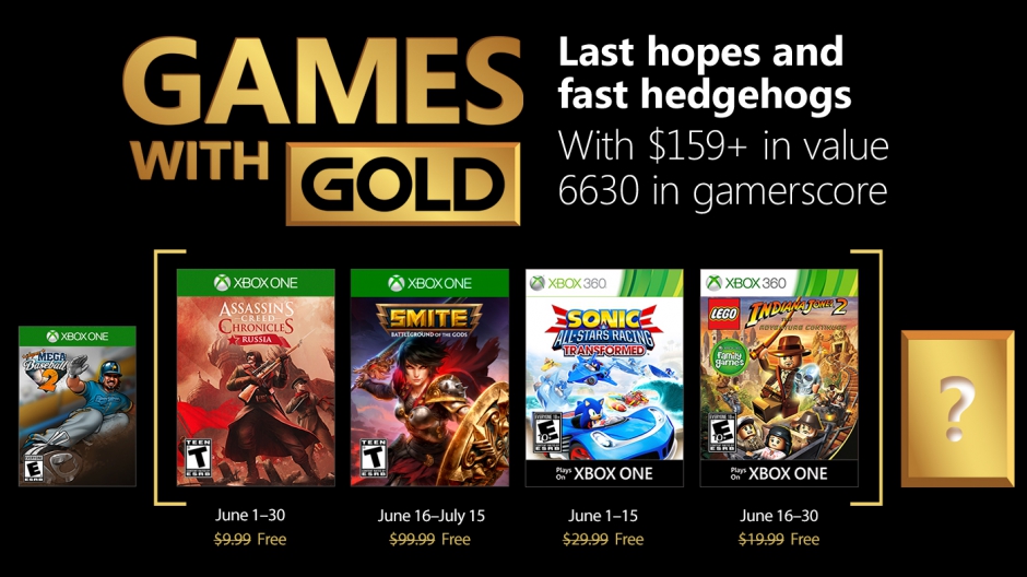 Video For Games with Gold for June 2018
