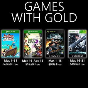 Video For New Games with Gold for March 2019