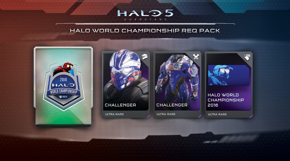 Halo 5 Guardians Halo World Championship REQ Pack