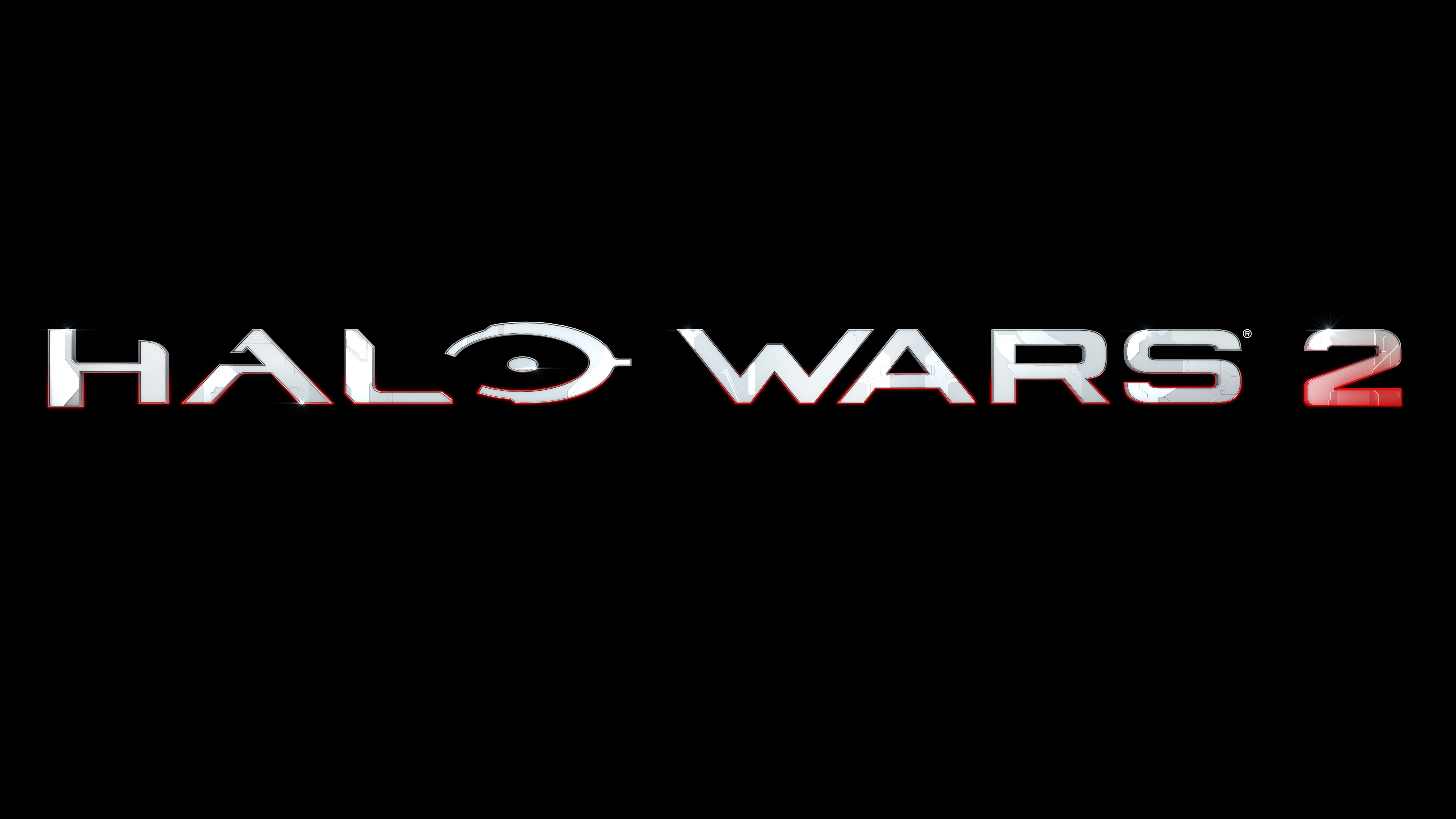 Halo Wars 2 Red Logo on Black