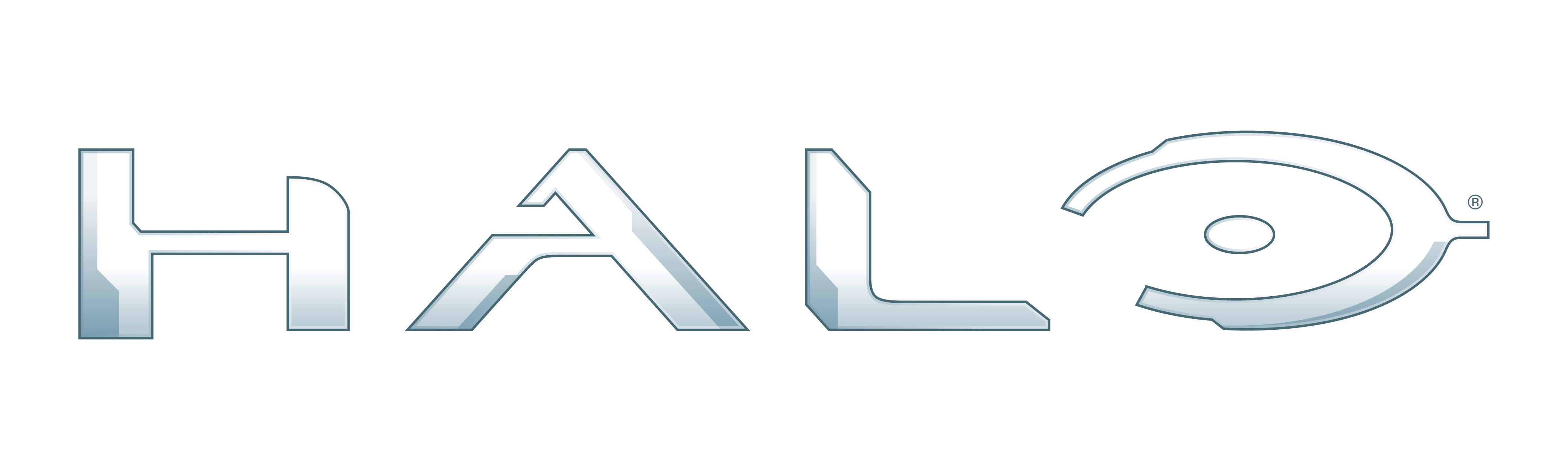 Halo Master Brand Logo White