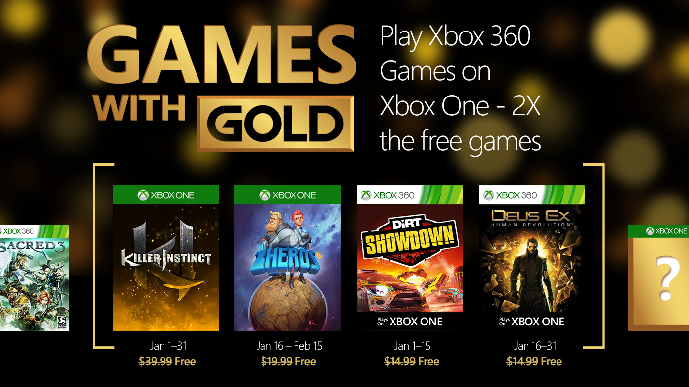 January’s Games with Gold Funfilled Competition and