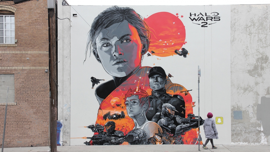 Video For Halo Wars 2 Takes Art Series to the Streets