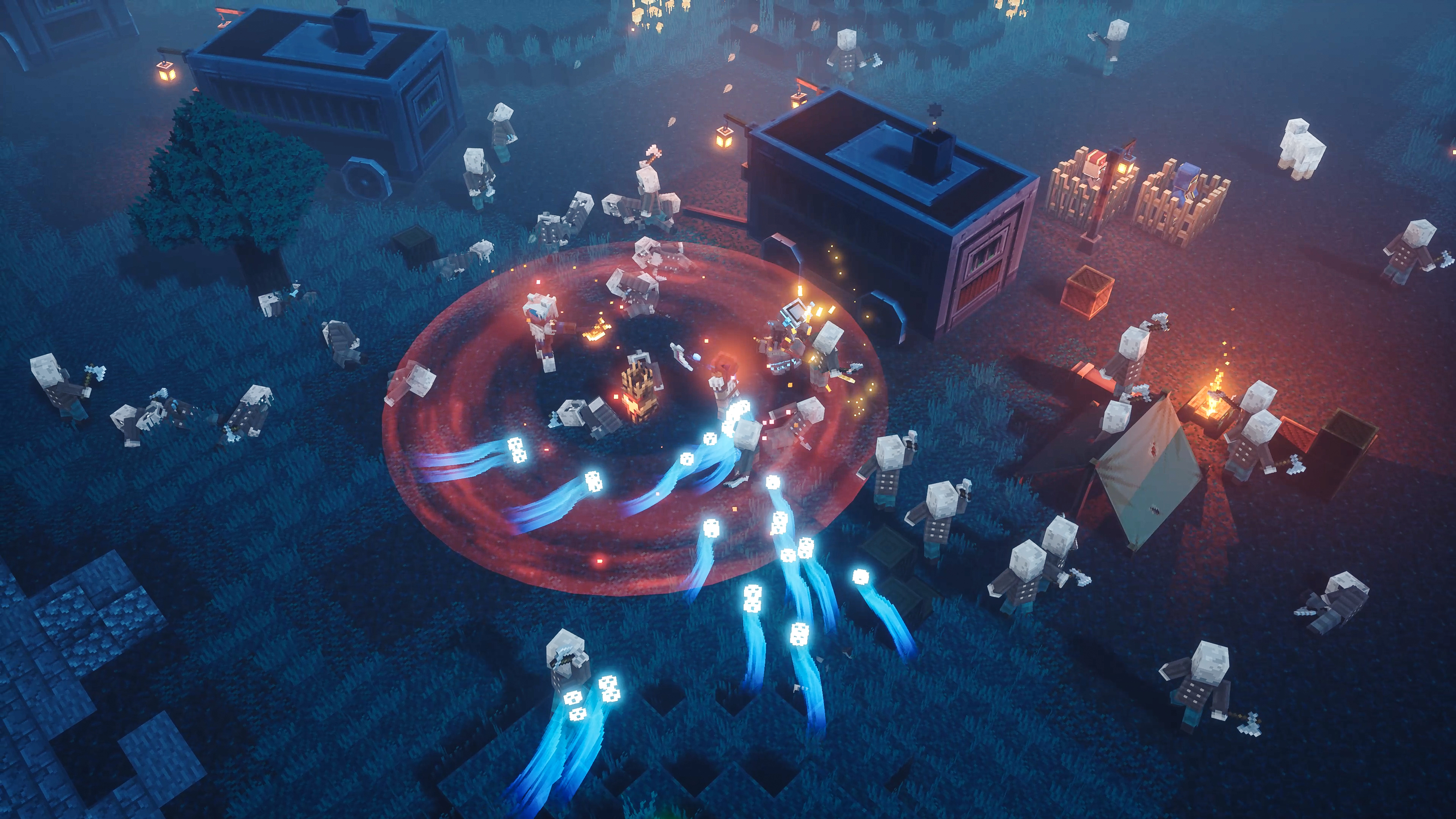 Minecraft Dungeons Screenshot Nighttime Battle 2