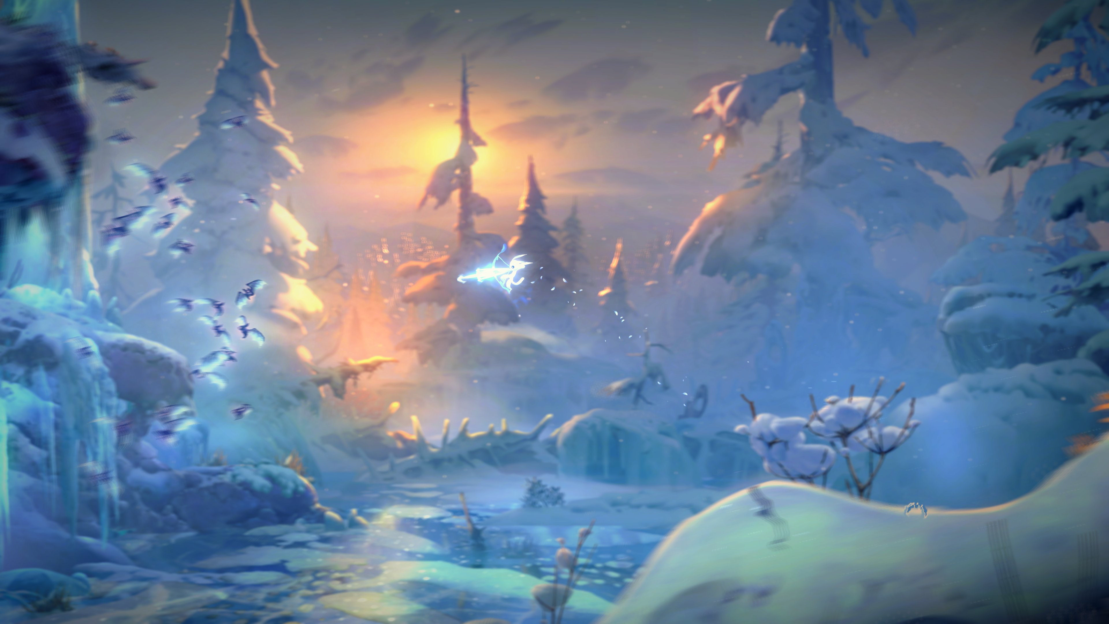 Ori and the Will of the Wisps Screenshot Ice Forest