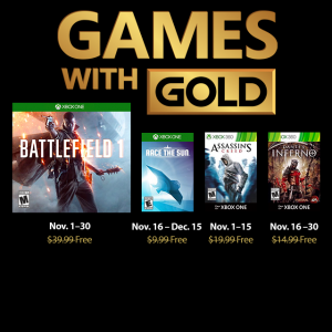 Games with Gold November 2018 Small Image
