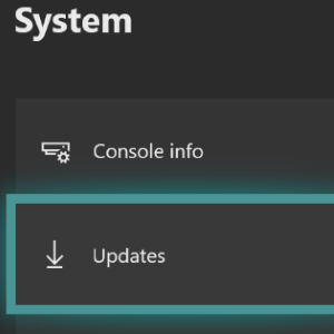System Update Tile
