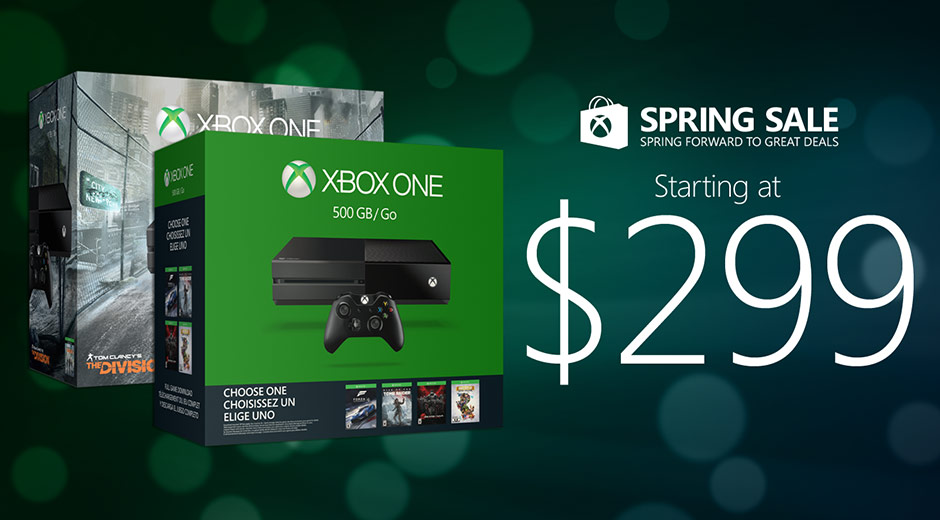 Spring Sale Xbox One Starting at 299 & a Week of Game Deals Xbox Wire