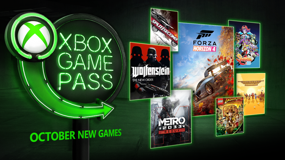 Xbox Game Pass Forza Horizon 4 Wolfenstein The New Order Metro 33 Redux And More In October Xbox Wire