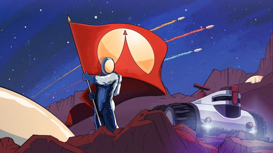 Surviving Mars - Space Race Hero Image