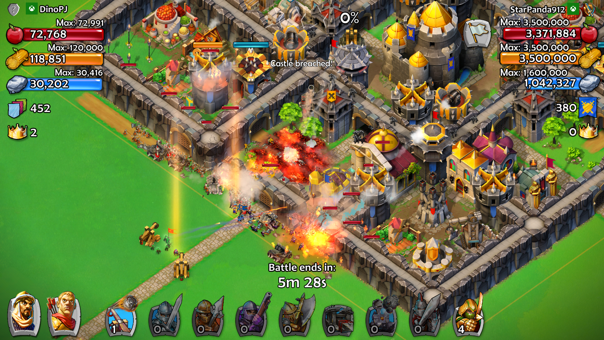 Age of Empires: Castle Siege Battle