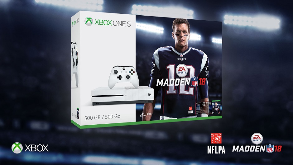 Xbox One S Madden NFL 18 Bundle Box Shot
