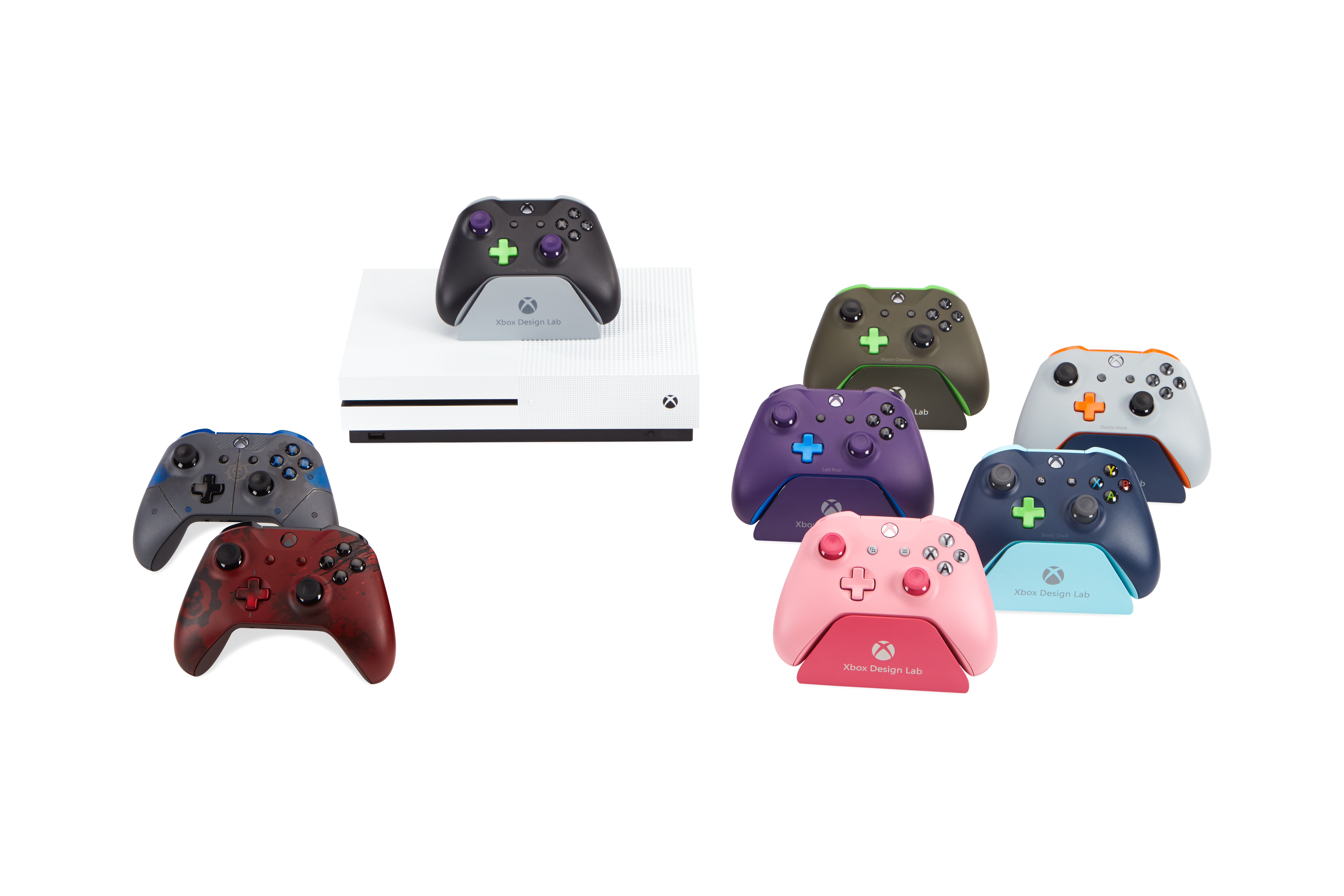 Picture of various Xbox Wireless Controllers available this holiday