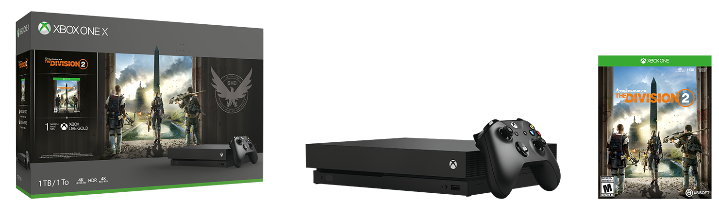 Xbox One X Division 2 Console Bundle