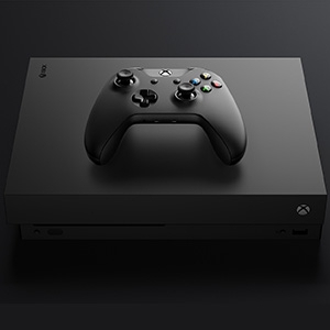 Xbox One X Side image