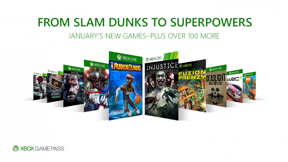 Xbox Game Pass January 2017 Hero Image