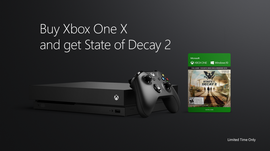 Xbox One X State of Decay Promo Hero Image