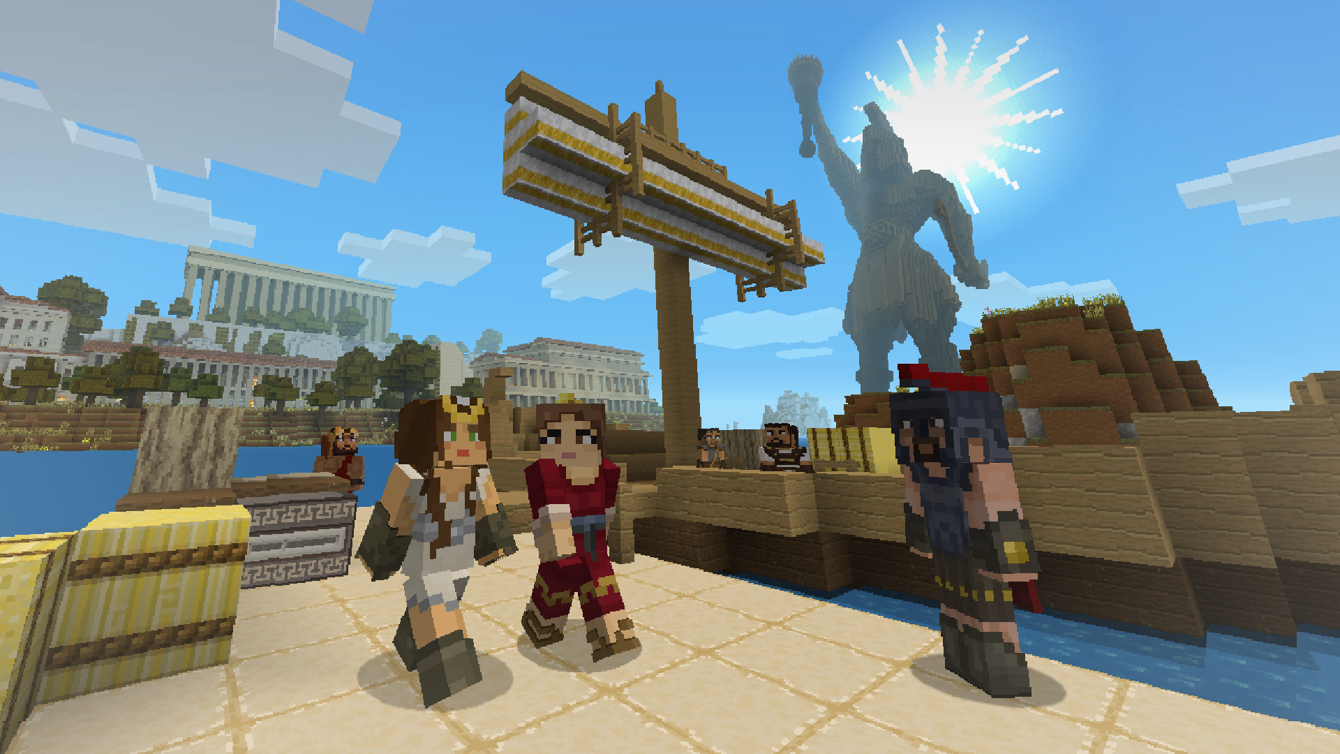 Video For Greek Mythology Mashup Pack coming to Minecraft on Xbox