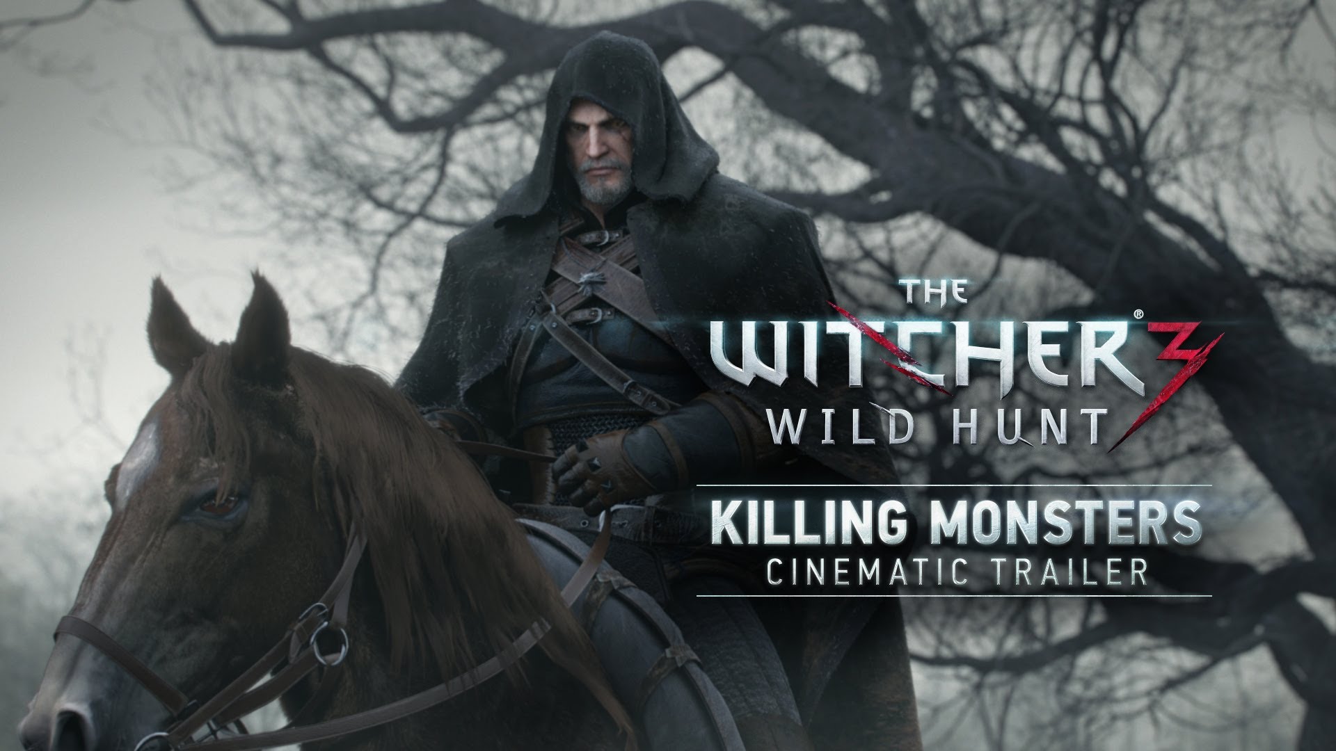 Video For The Witcher 3: Wild Hunt – Killing Monsters Cinematic Trailer