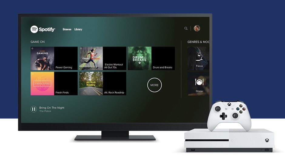 Spotify on Xbox One