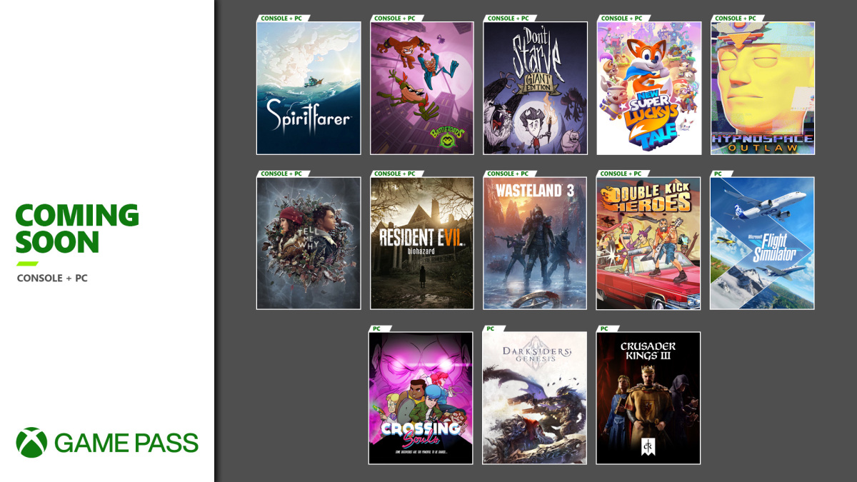 Próximamente en Xbox Game Pass para PC y consola: Spiritfarer, Microsoft Flight Simulator, Battletoads, Tell Me Why, Wasteland 3 y más