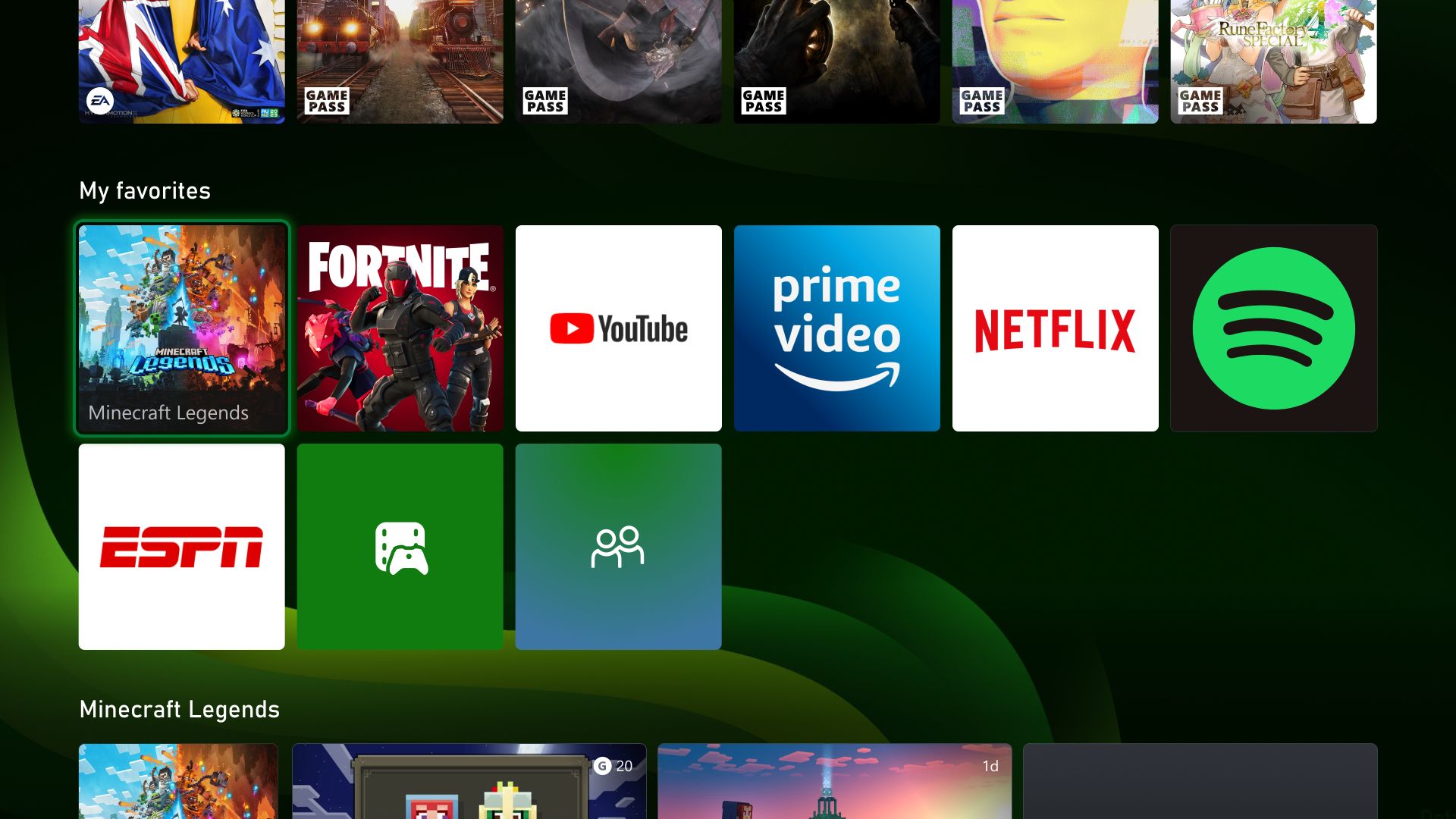 Xbox : un changement de l'interface prévu pour 2023, premier aperçu du  nouvel écran d'accueil 