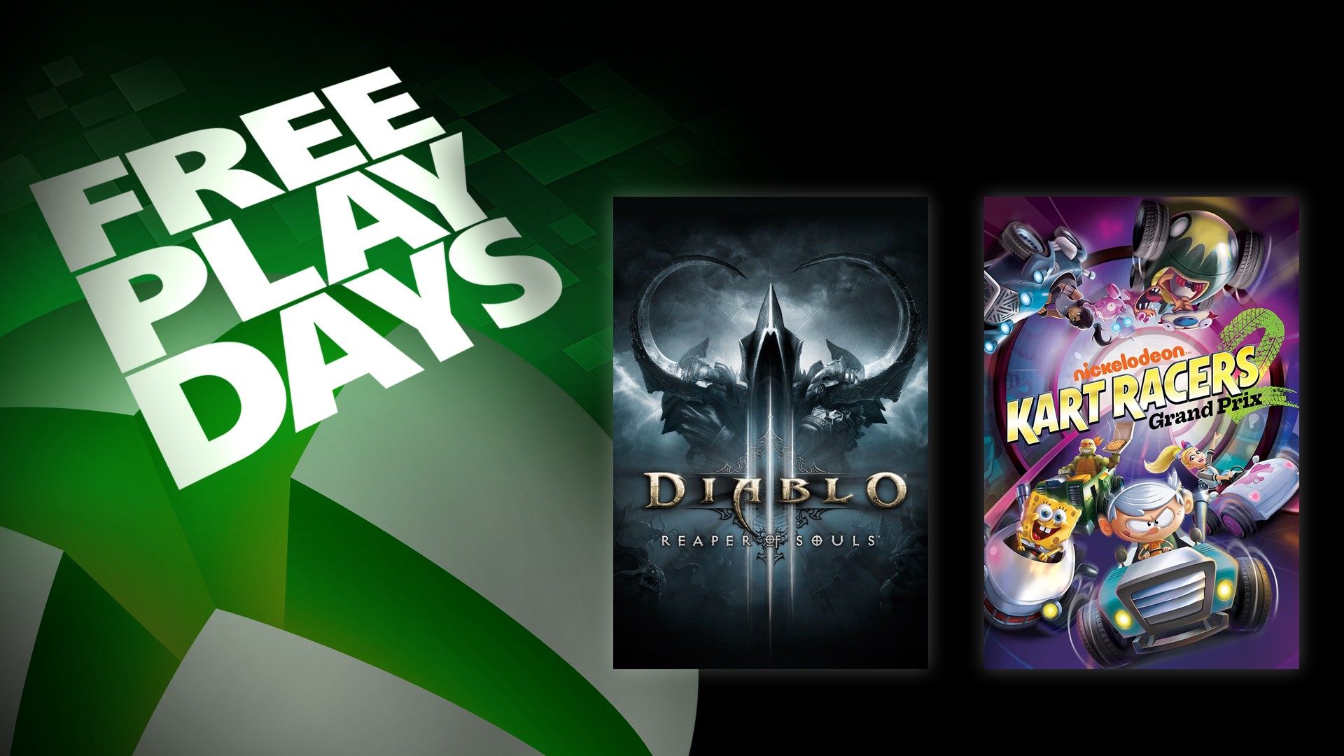 Jours de jeu gratuit : Nickelodeon Kart Racers 2: Grand Prix & Diablo III: Reaper of Souls – Ultimate Evil Edition