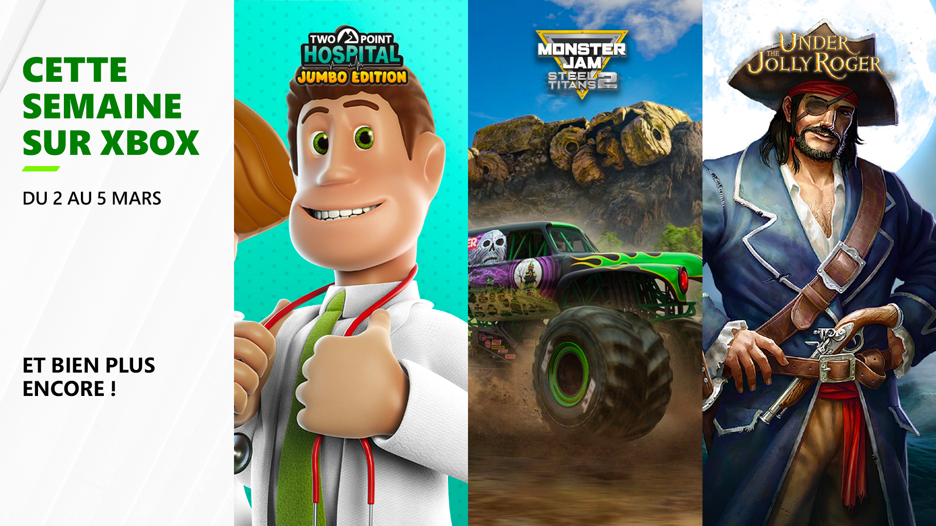 Cette semaine sur Xbox : les nouveaux jeux du 2 au 5 mars