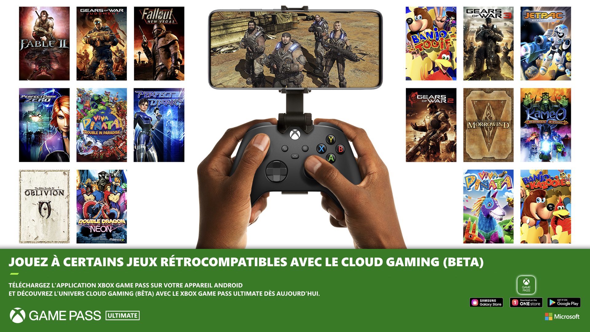 Jouez aux titres rétrocompatibles via le cloud grâce au Xbox Game Pass Ultimate