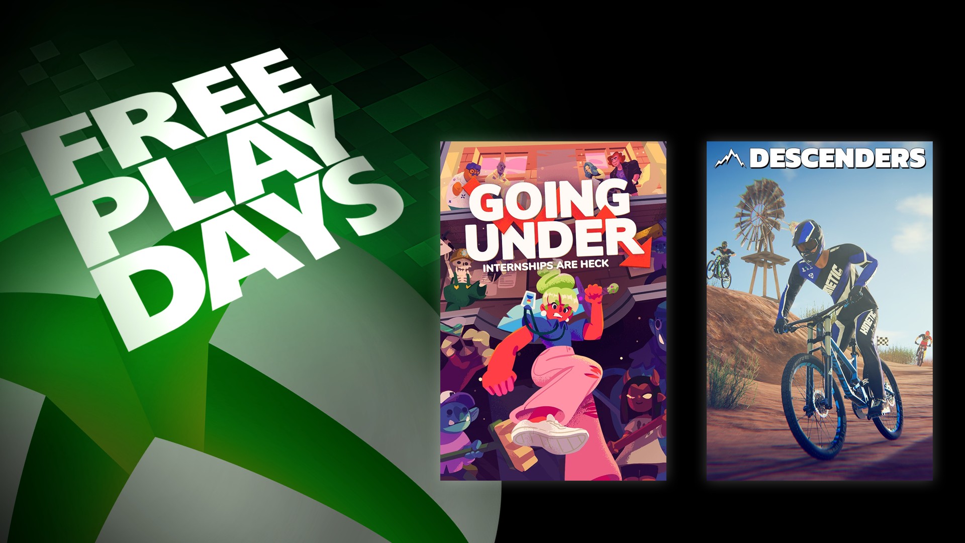 Jours de jeu gratuit : Going Under & Descenders