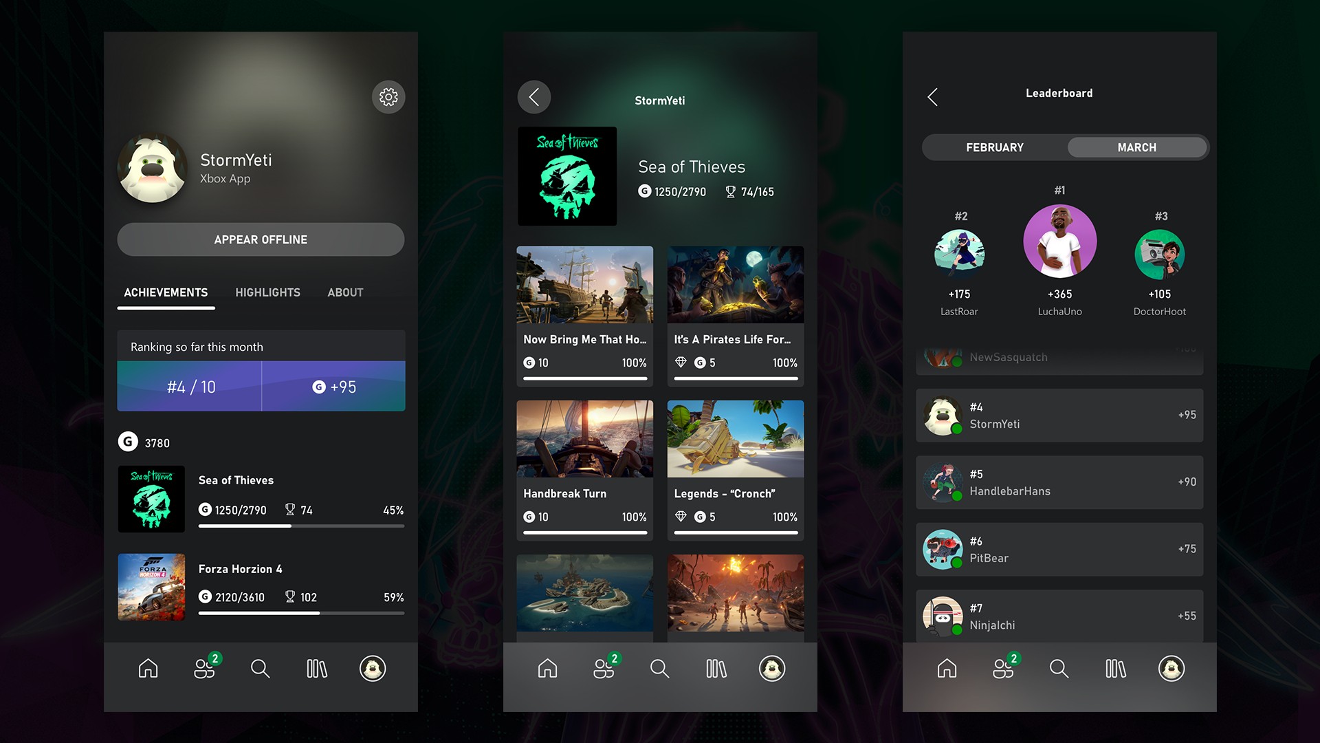 La nouvelle mise à jour système Xbox est disponible : classements sur l’application mobile, fonctionnalités inédites pour le Game Pass et plus encore