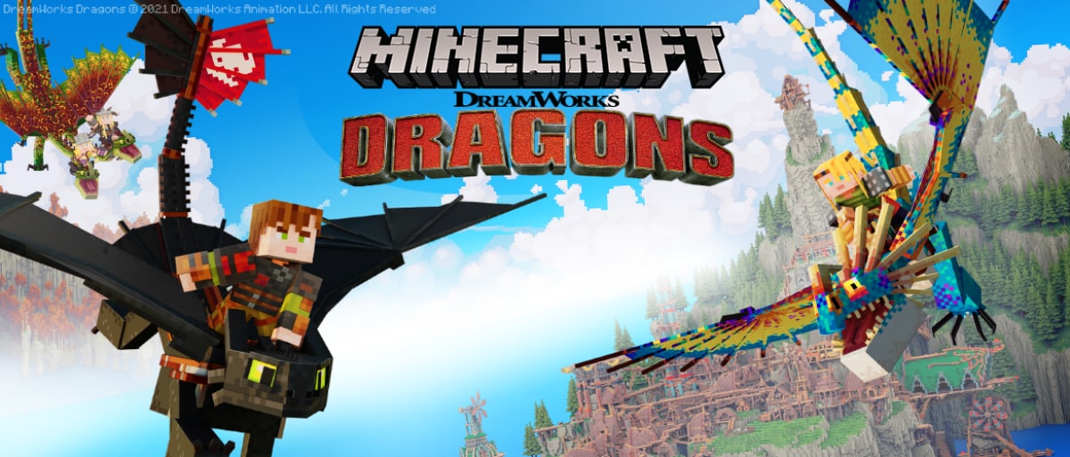 Minecraft : le DLC du film Dragons de Dreamworks