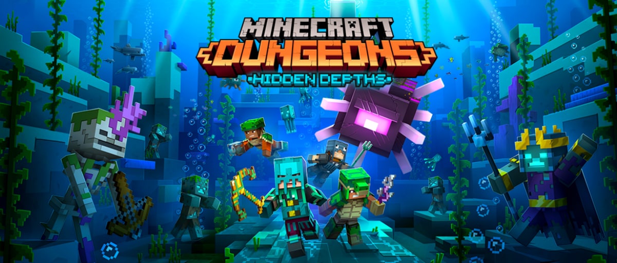 Minecraft Dungeons : le DLC Hidden Depths sortira le 26 mai