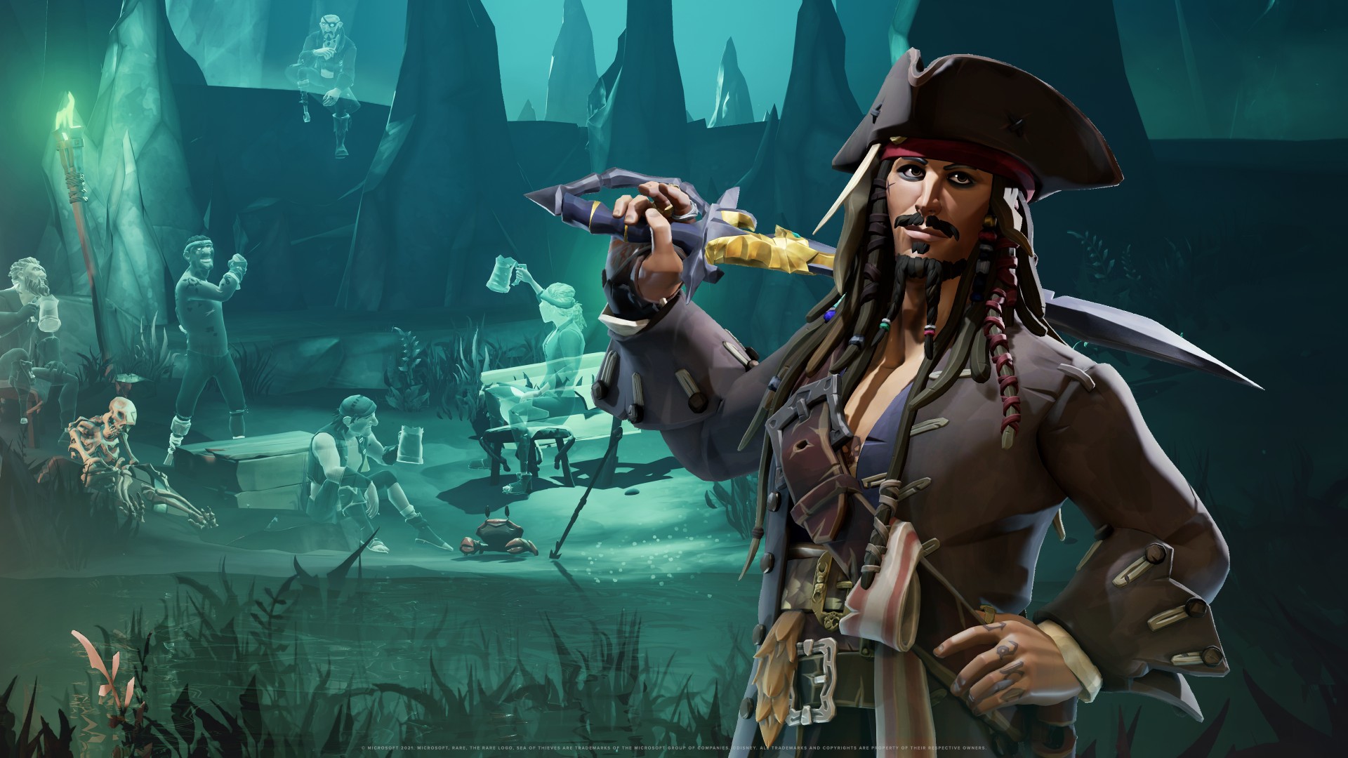 Découvrez les 1ères images de Sea of Thieves: A Pirate’s Life, la rencontre inédite entre deux mondes pirates