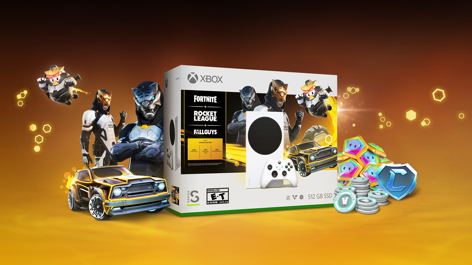 Les fêtes de fin d’année commencent en avance : le pack Xbox Series S Chasseur Doré est disponible !