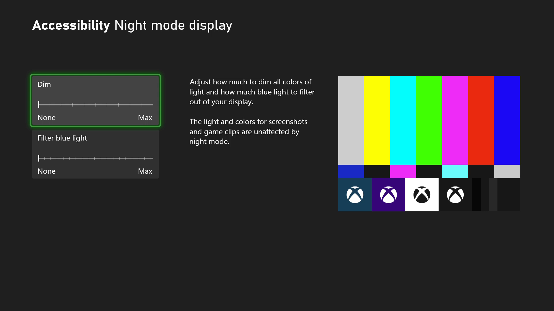 Mise à jour Xbox d’octobre : le menu d’accueil en 4K, le mode nuit et plus encore