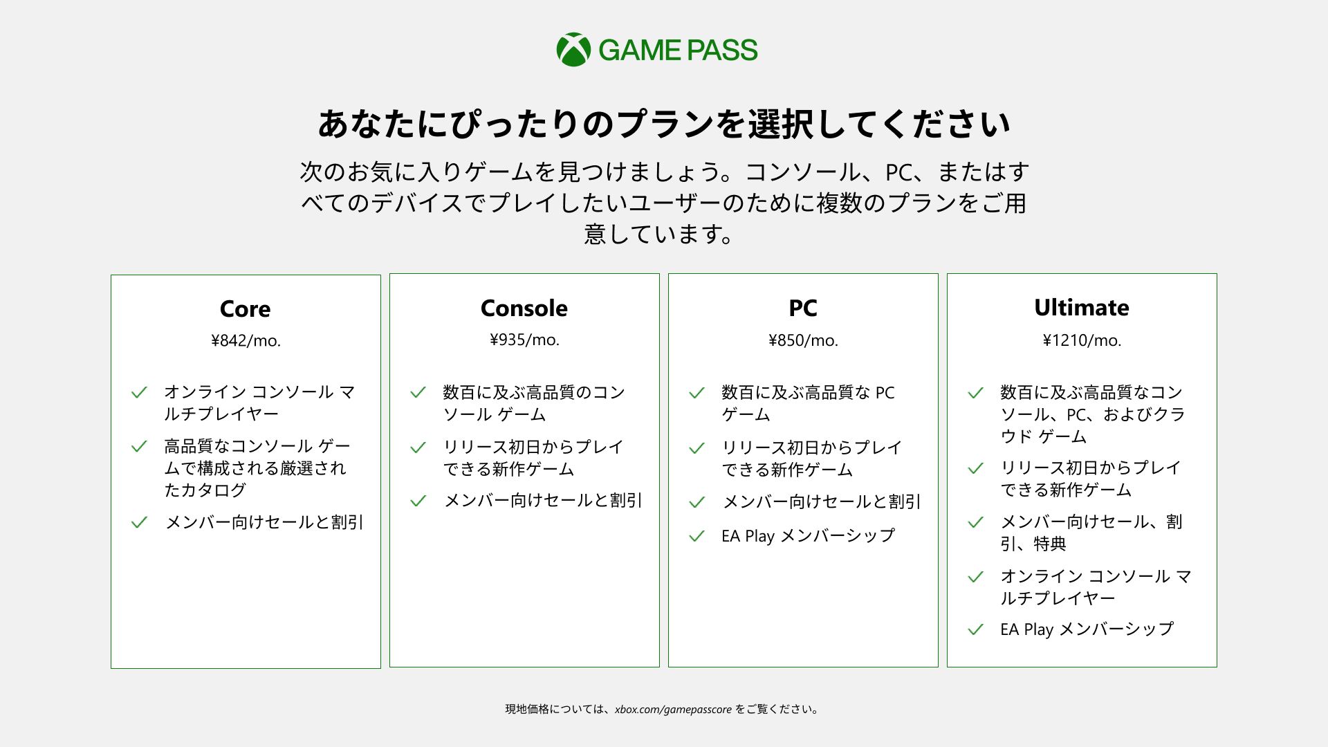 Microsoft、｢Xbox Live Gold｣の進化版｢Xbox Game Pass Core｣を発表