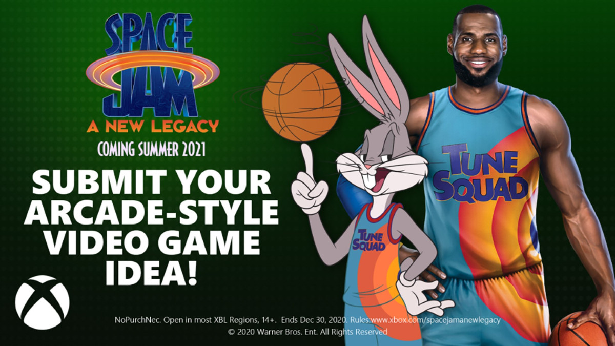 Video For LeBron James, Pernalonga e Xbox convidam fãs a criar um Space Jam: um novo videogame legado