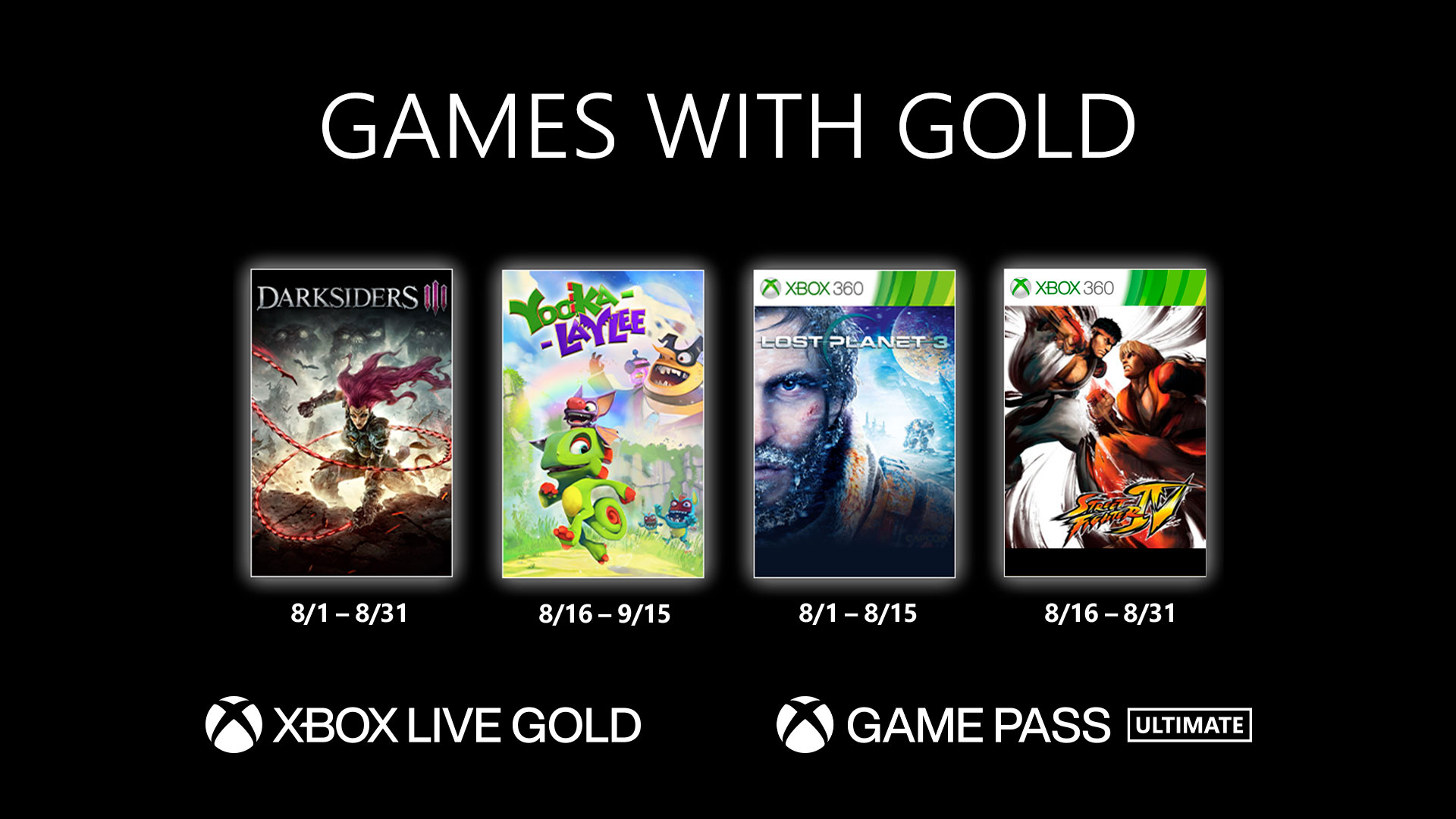 Novo Games with Gold para agosto de 2021 - Xbox Wire em Português